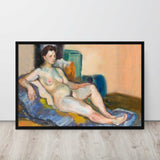 Intimacy and Artistry - Nude Portraits on Framed canvas