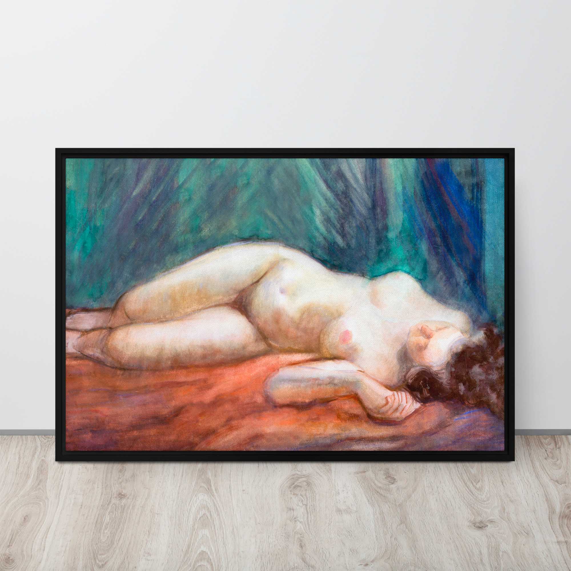 Fluid Grace - Nude Drawing by a Mid-Century Hungarian Artist