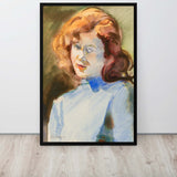 Student of the past - Framed canvas print