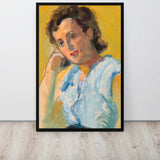 Faces of a Bygone Era - Classic Portrait Framed canvas