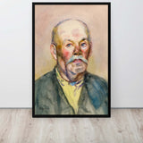 Faces of a Recovering Europe - Vintage Portrait Framed canvas