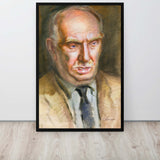Reflections of Resilience - Vintage Portrait Framed canvas