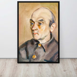 Faces of a Recovering Europe - Midcentury Portrait Framed canvas