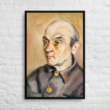 Faces of a Recovering Europe - Midcentury Portrait Framed canvas