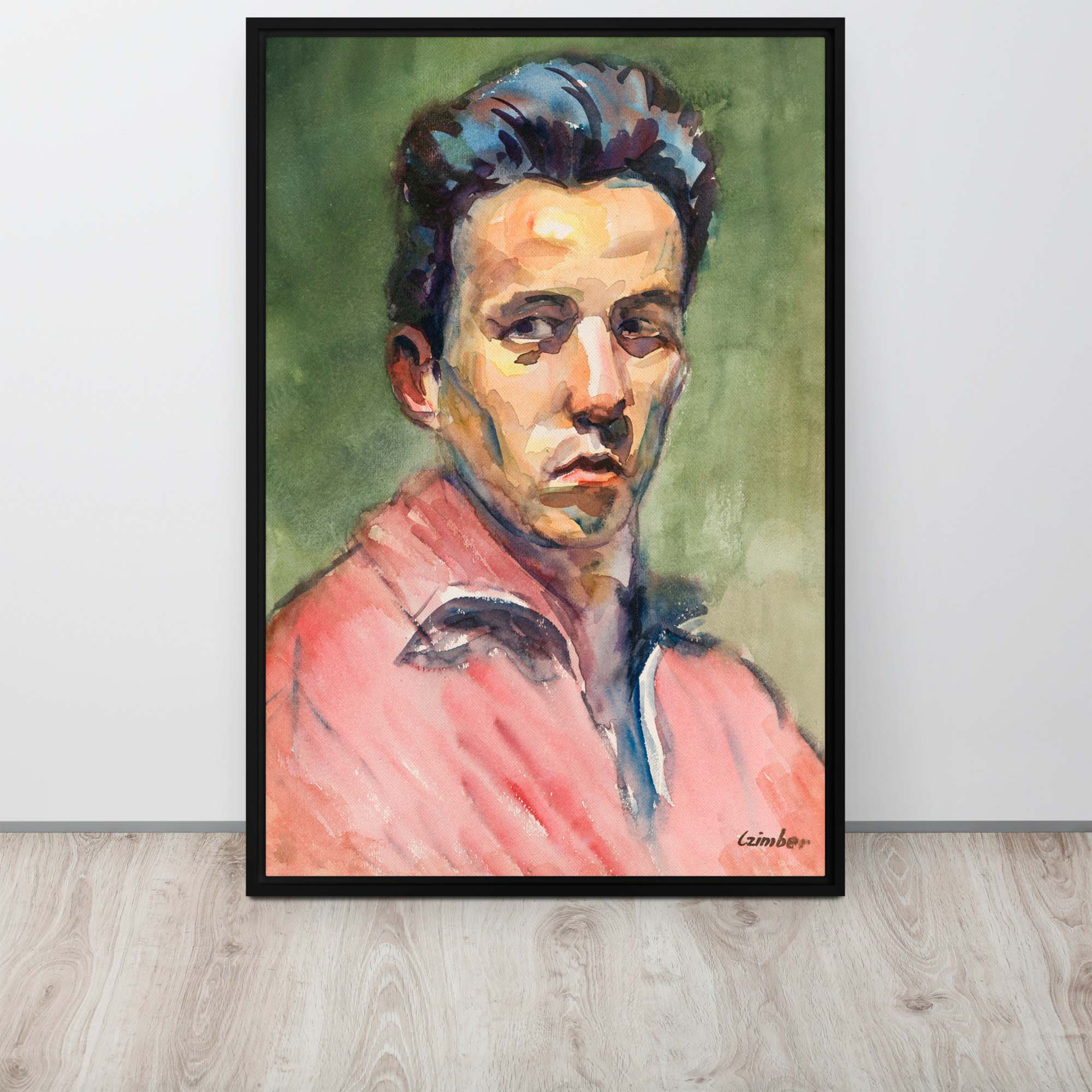 The Artists of Tomorrow - Portrait on Framed canvas