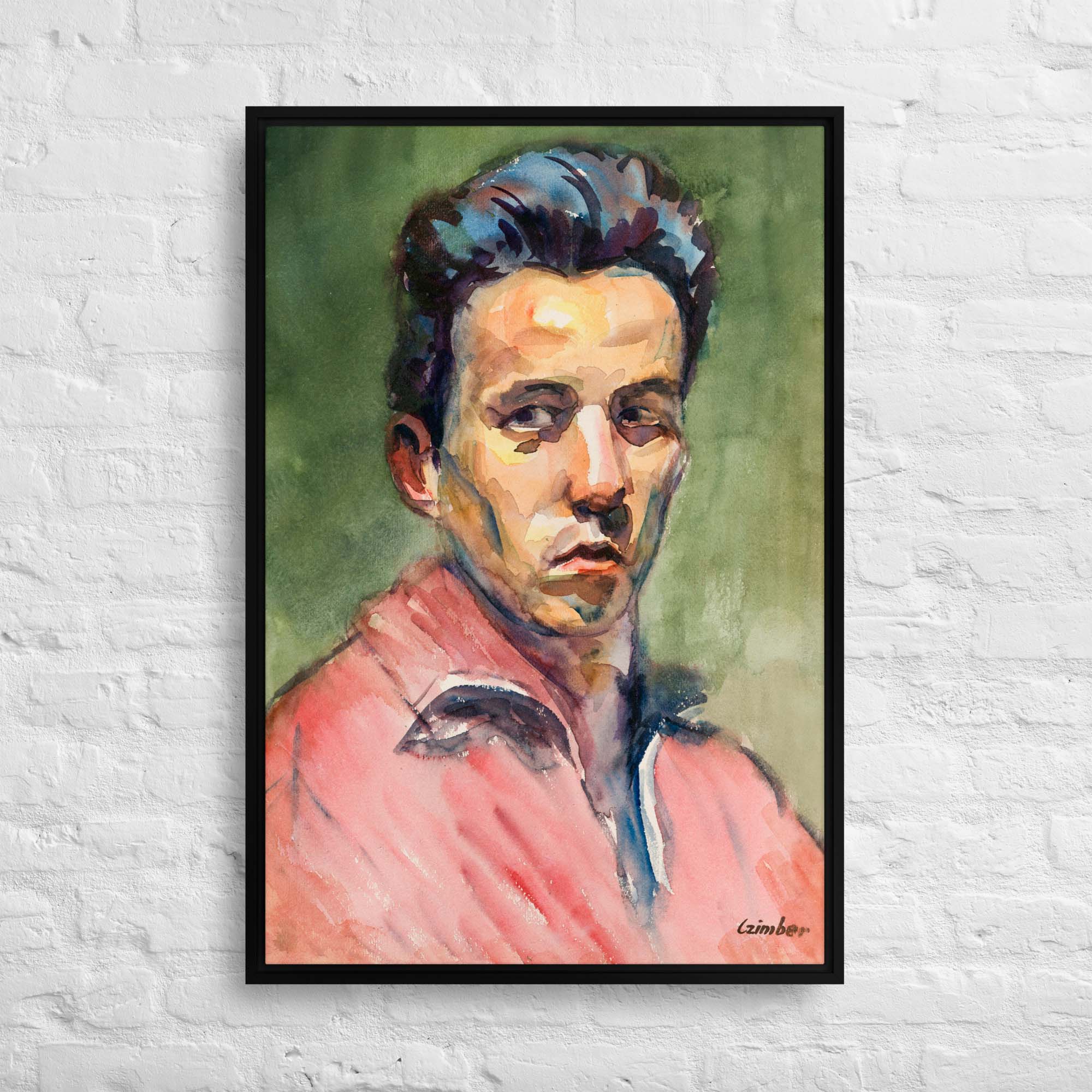 The Artists of Tomorrow - Portrait on Framed canvas