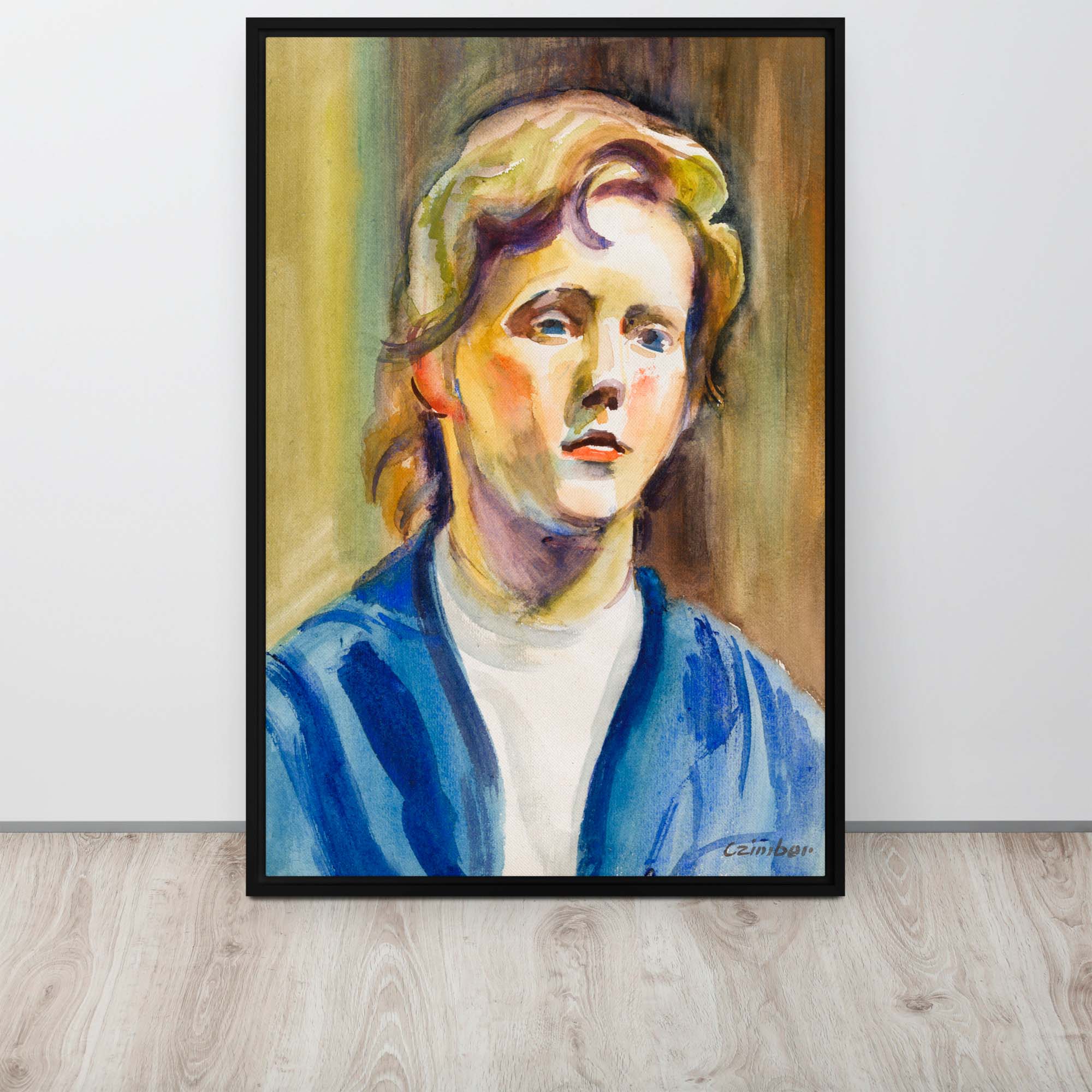 Faces of Aspiration - Student Portrait on Framed canvas