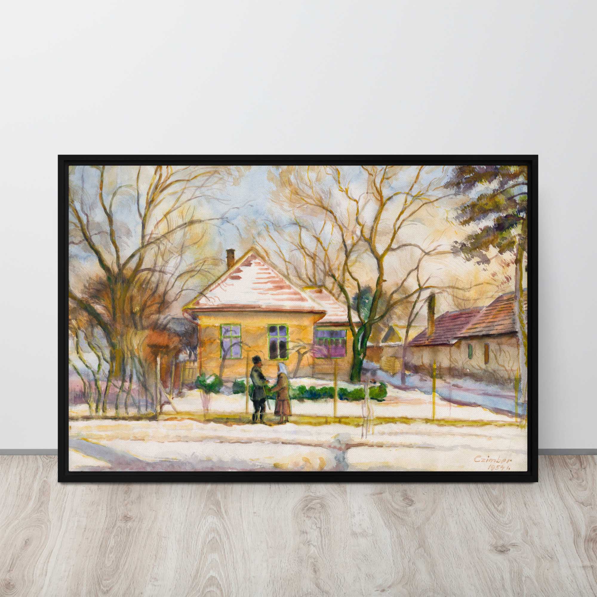 Bela Czimber Art - A  Midcentury Neighborhood