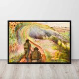 Rural Life Painting - Scenic Landscape Painting