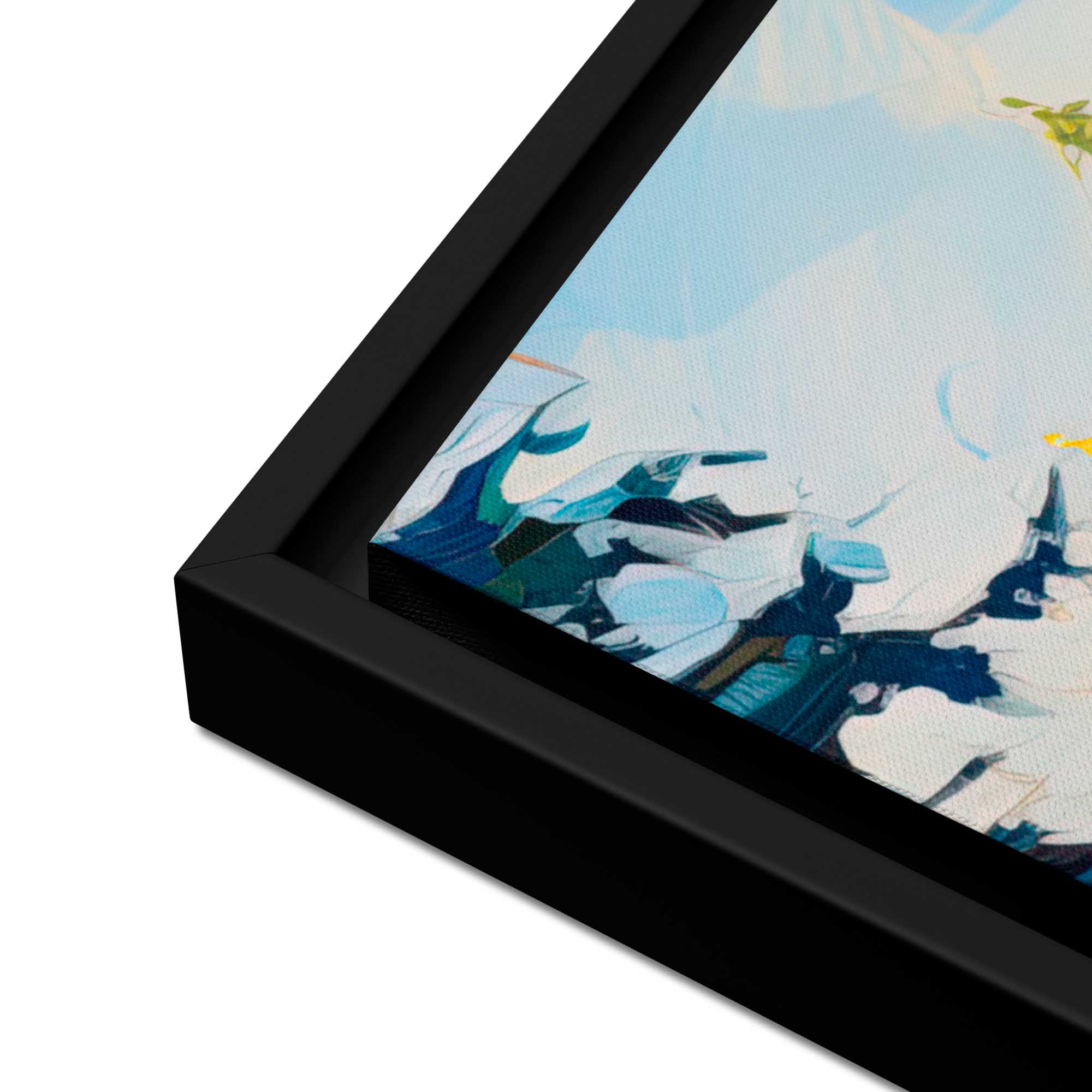 Blooms of Bliss on Framed canvas