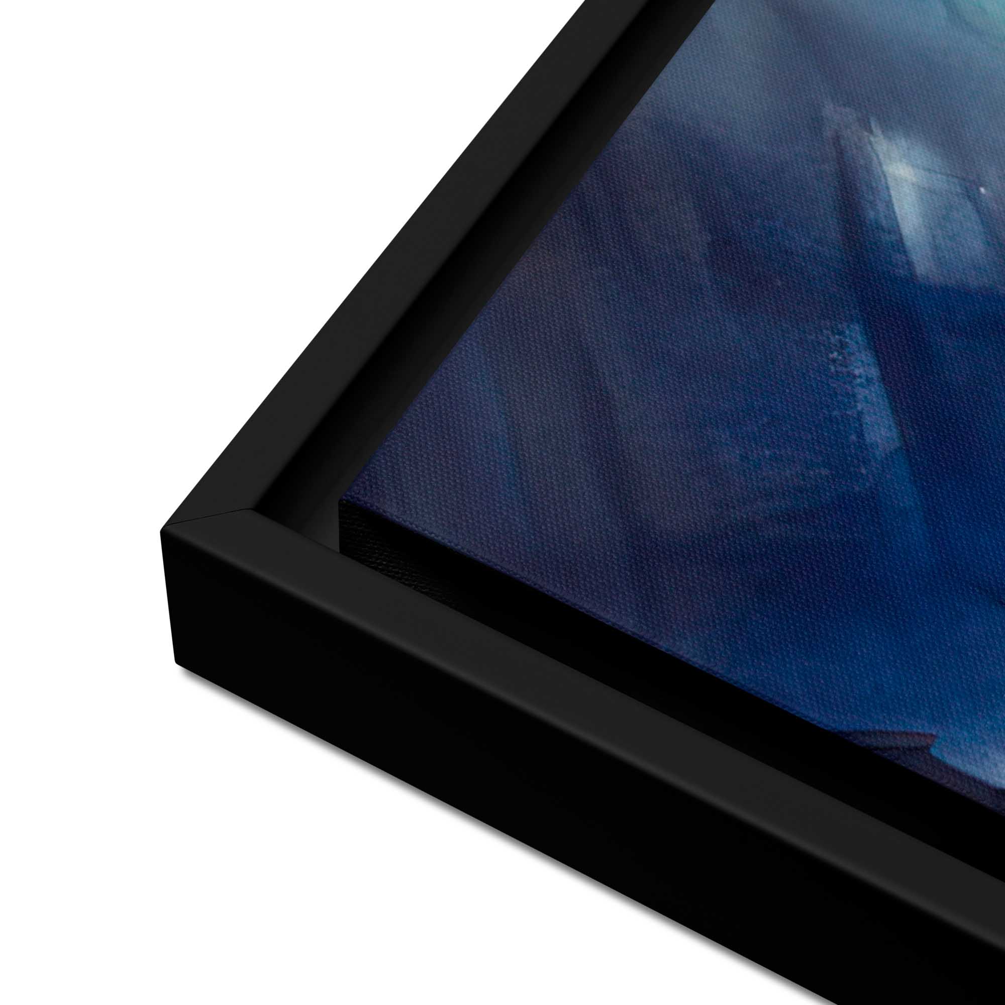 Echoes of Urban Life on Framed canvas