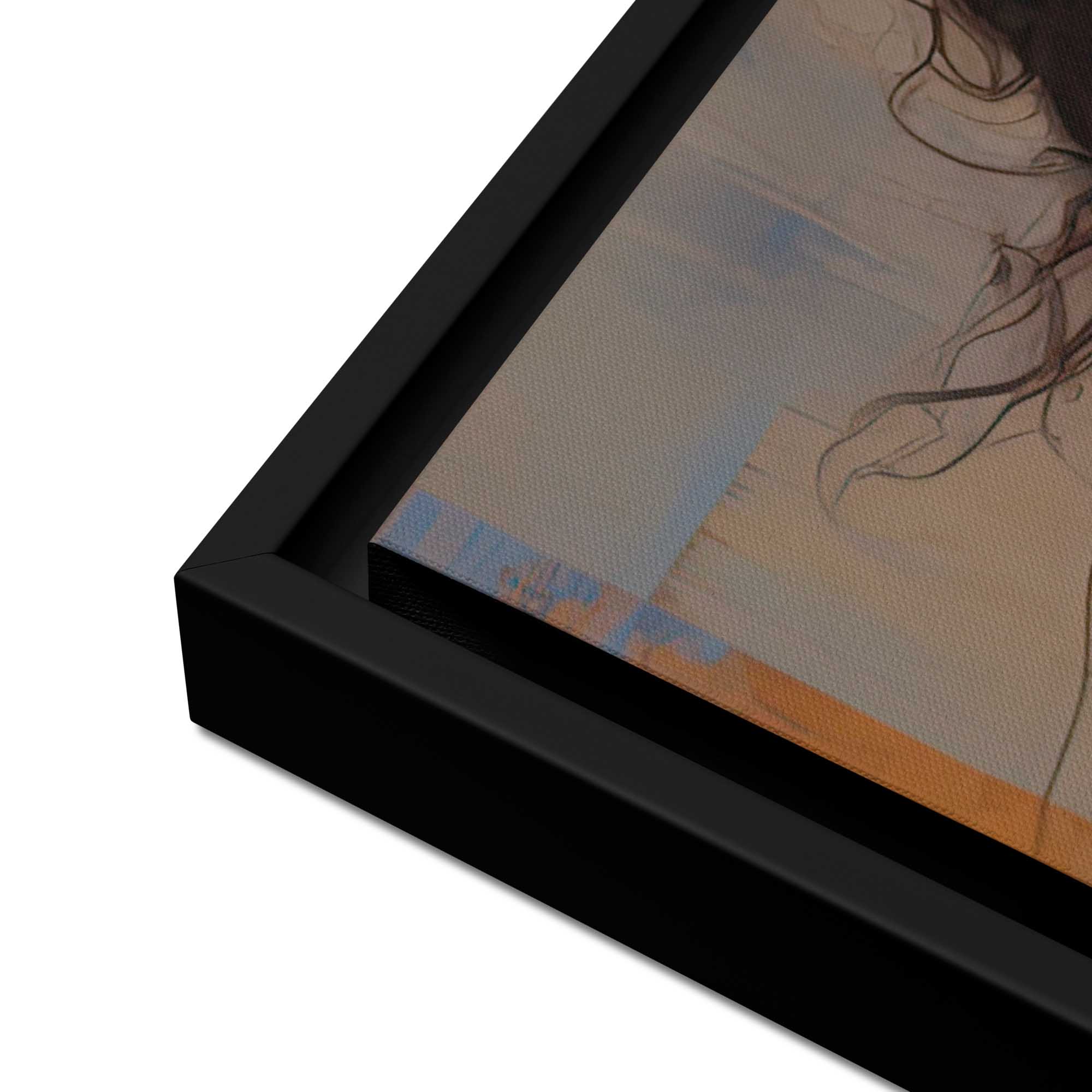 Hungarian Grace on Framed canvas