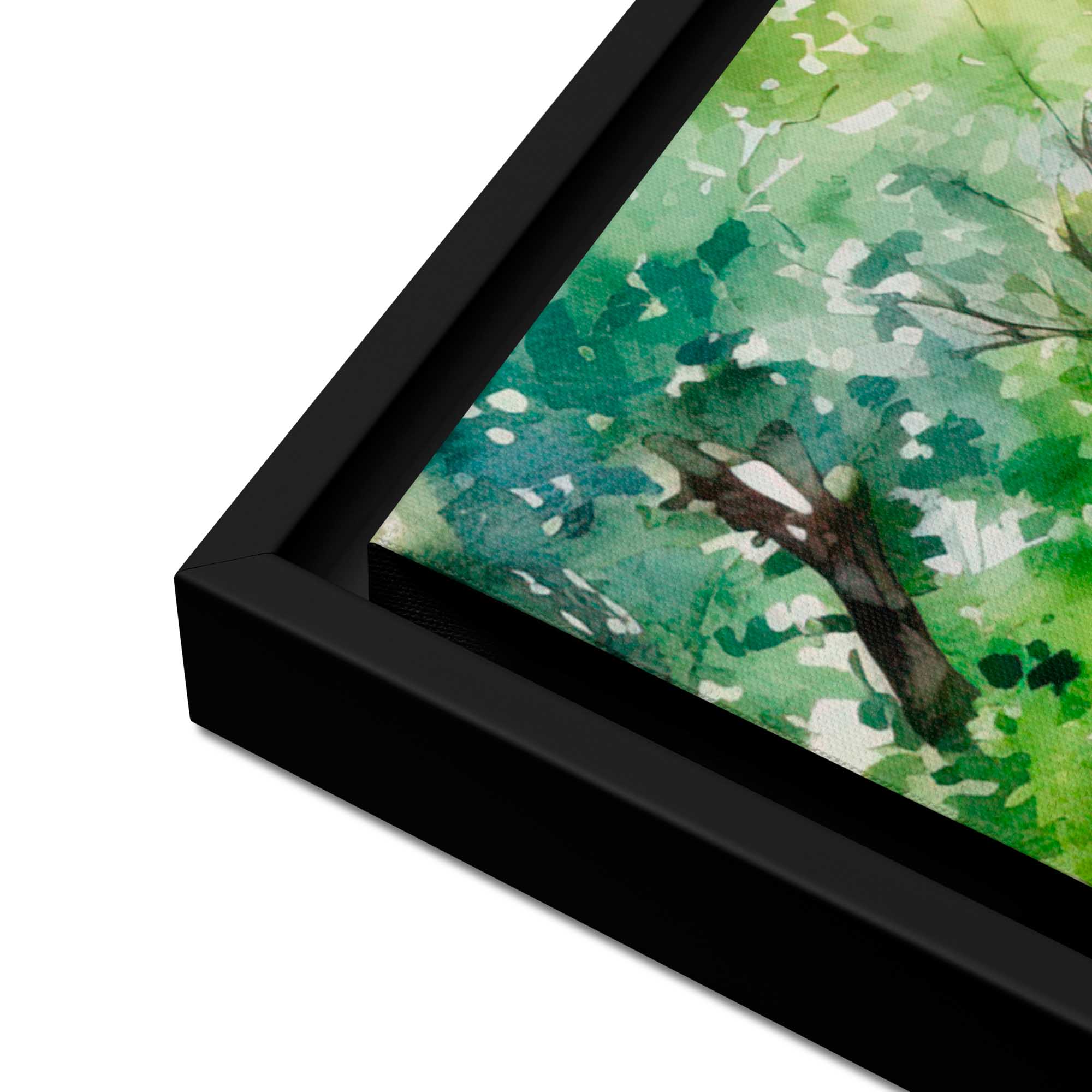 Pathway to Bloom on Framed canvas