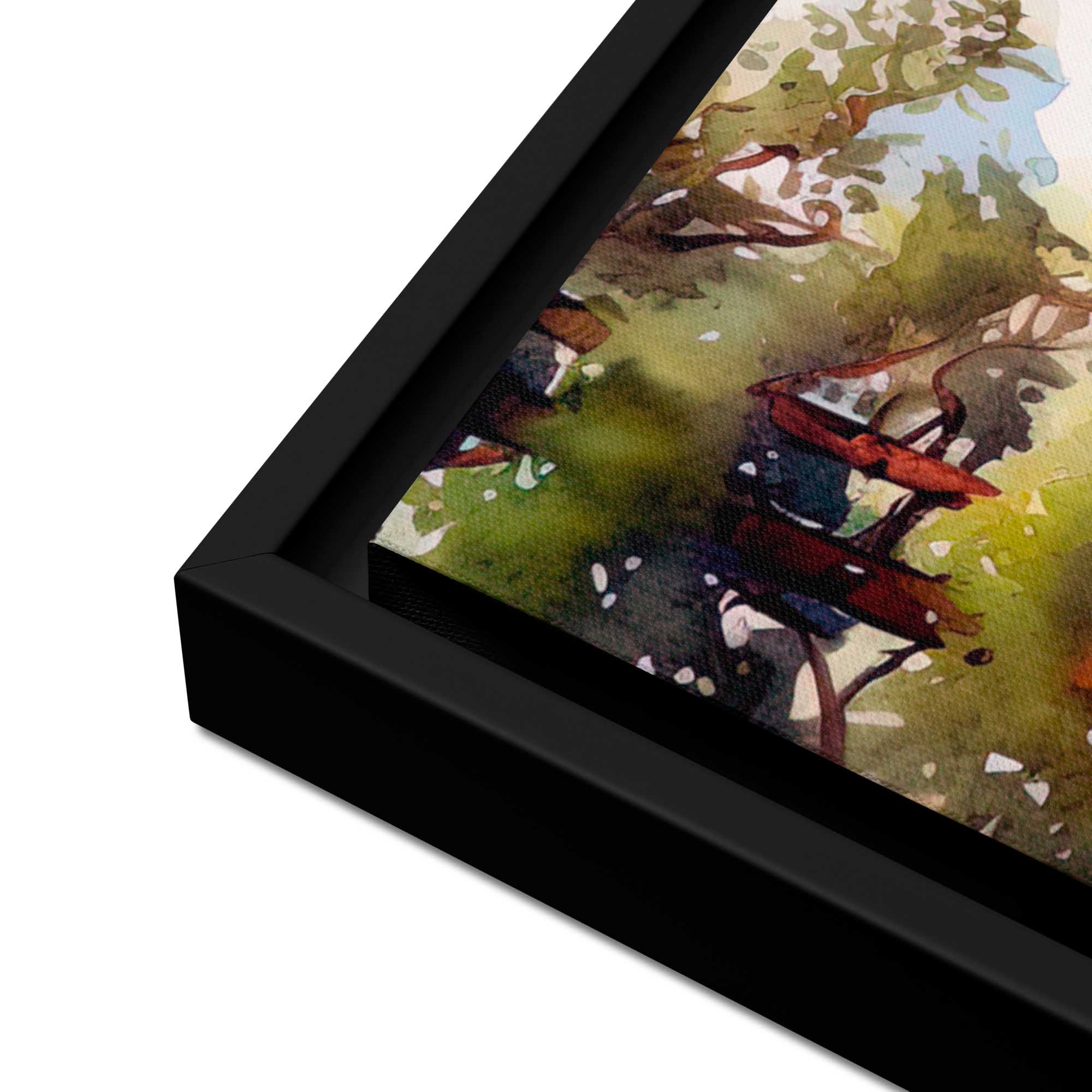 Enchanted Woodland Trail Framed canvas
